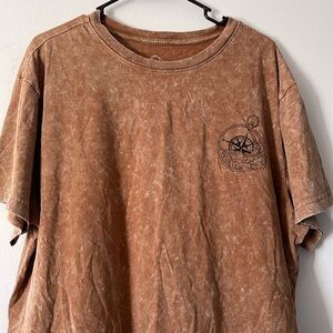 Tan mermaid compass shirt